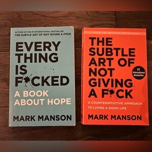 Mark Manson F*cked —  2 Coffee Table Books